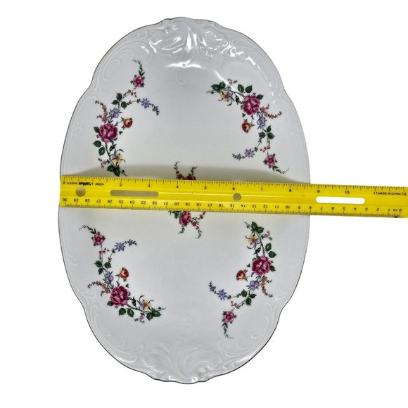 Vintage Wawel Vienna Royal Collection Oval Serving Platter China Plate Poland - Picture 5 of 7